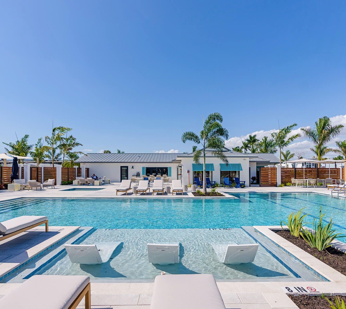 Pool area in Osprey Bay, Fort Myers, FL